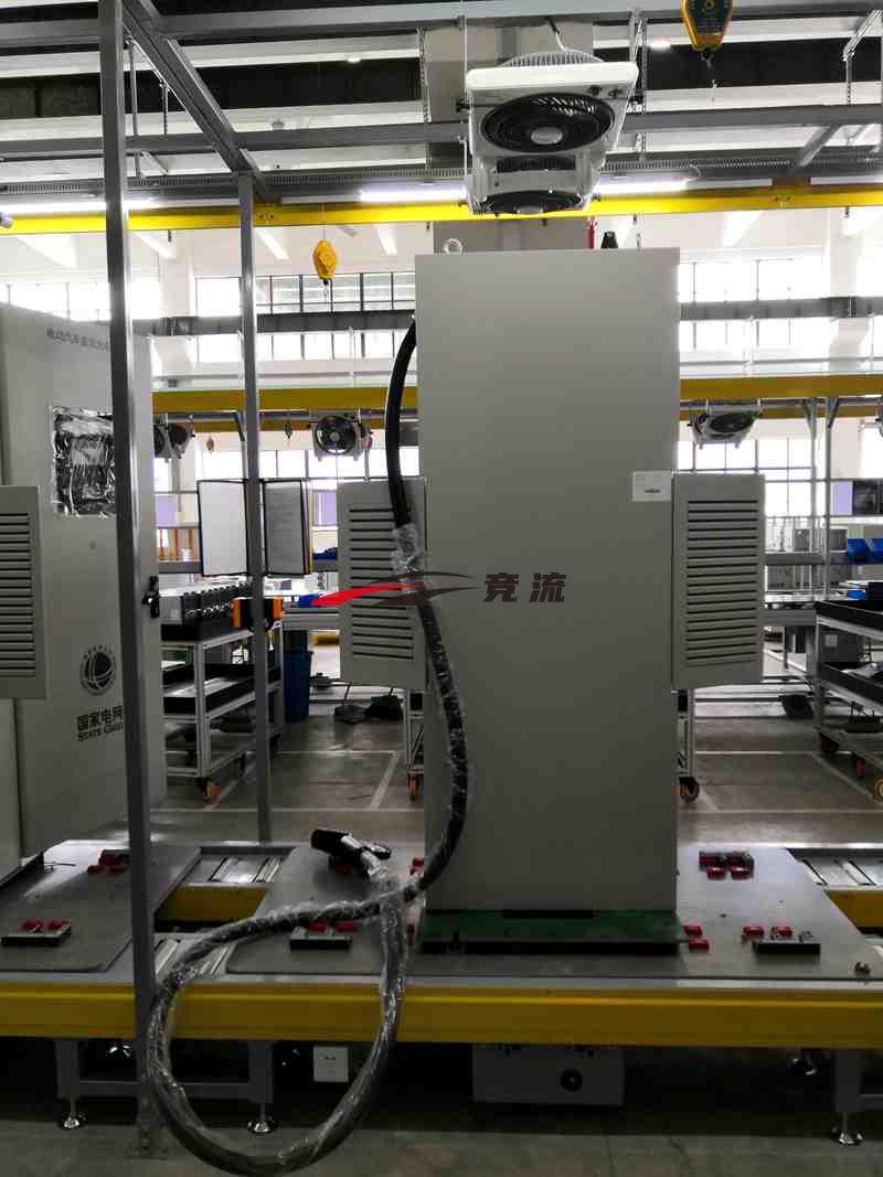 Electric vehicle charging pile production line